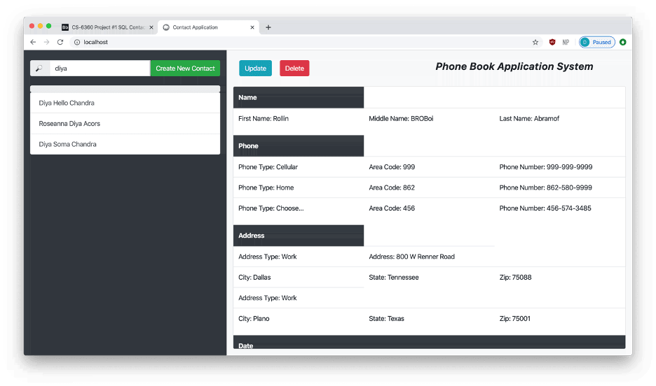 Search by First Name