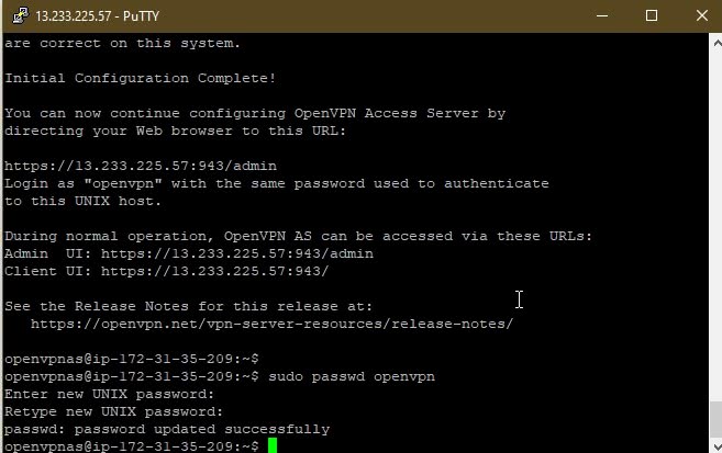 OpenVPN Password Setup