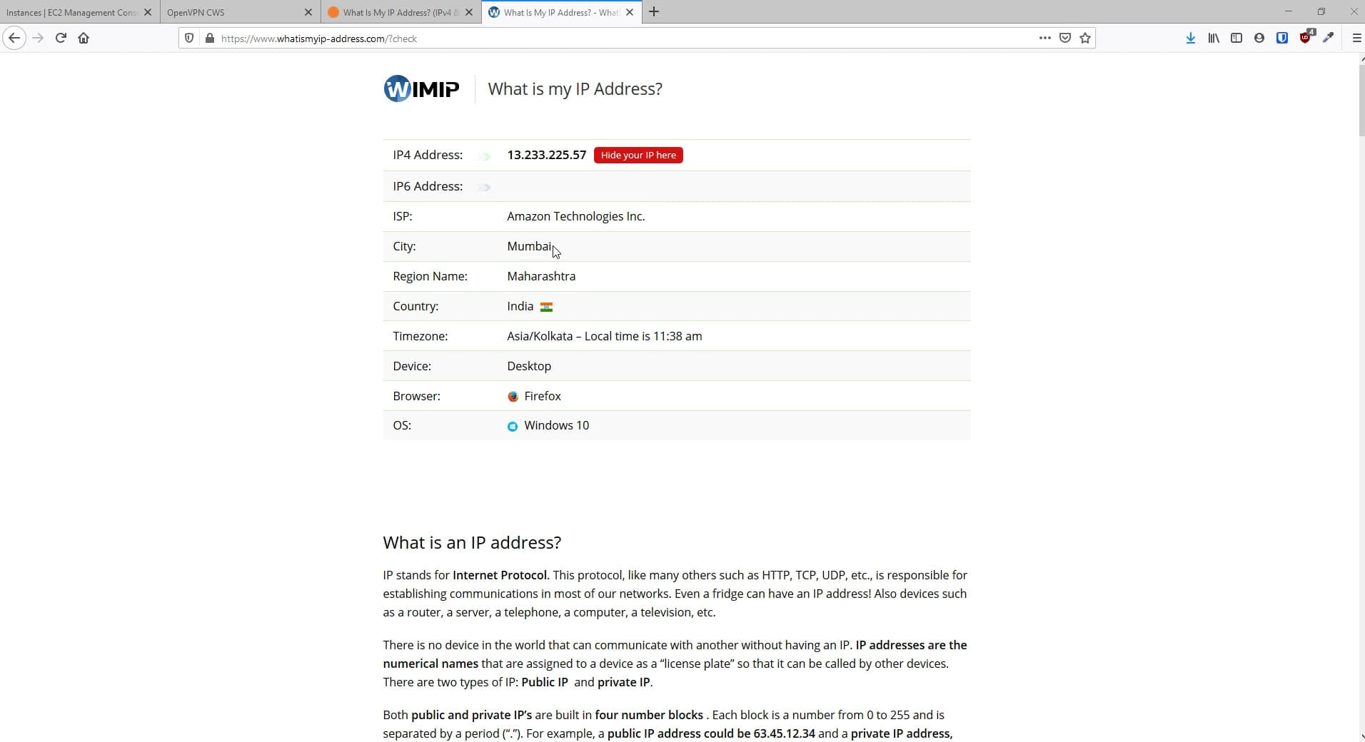 VPN Connection Status 3